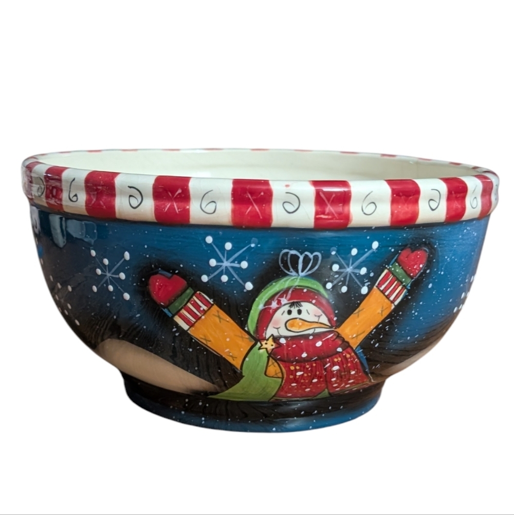 5/$25 2009 Cheryl Agler "Country Snow Boys" Bowl